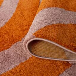 Rackhams Joli Wave Orange & Pink Rug - 80X150 cm - thumbnail 3