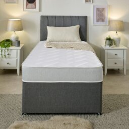 Rackhams Hybrid Spring and Memory Foam Mattress - Soft Firmness - White - 1 - 3ft Single Mattress (90cm x 190cm) - thumbnail 3