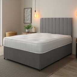 Rackhams Sleep Warmer Premium Hybrid Mattress - 20cm Deep, Dual Comfort Fillings - White - 1 - 4ft Small Double Mattress (120cm x 190cm) - thumbnail 3