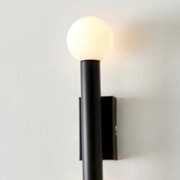 Rackhams Toronto Matt Black IP44 2 Light Wall Light - thumbnail 3