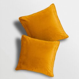 Rackhams Matte Velvet Soft Plain Scatter Cushion - 43cm x 43cm - Charcoal - thumbnail 4