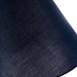 Rackhams 10 Inch Navy Blue Cotton Coolie Lampshade for Table Lamp or Pendant - thumbnail 4