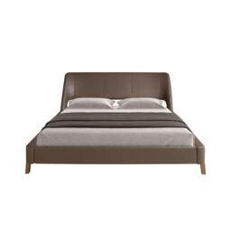 Rackhams Chocolate Brown Leatherette Bed 7159 - thumbnail 2