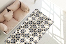 Rackhams WFM6127 - European Vintage Floral Pattern Rug Mat 120cm x 60 cm - thumbnail 2