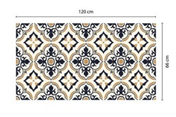 Rackhams WFM6127 - European Vintage Floral Pattern Rug Mat 120cm x 60 cm - thumbnail 4