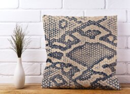 Rackhams Snake Skin Cushions -  - 60cm x 60cm - thumbnail 1