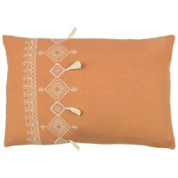 Rackhams Pritta Tassel Cushion Cover - Cinnamon Orange - 40cm x 60cm - Cinnamon Orange - 100% Cotton - thumbnail 2
