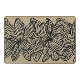 Rackhams Elegance Machine Washable Entrance Doormat, 50x75cm - Flowers - thumbnail 3