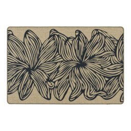 Rackhams Elegance Machine Washable Entrance Doormat, 50x75cm - Flowers - thumbnail 2