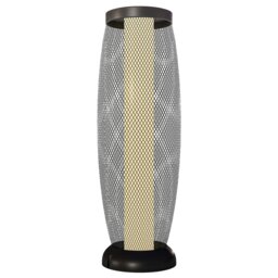 Rackhams 71.5 cm Garden Solar Lamp, Metal Floor Lamp with Auto On/Off LED - Black - Metal, Plastic - thumbnail 2