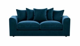 Rackhams Gavelle Living Room Furniture Range - 2 Seater - Blue - thumbnail 2