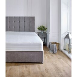 Rackhams Straight Line Hybrid Mattress - Memory Foam & Spring Support - White - 1 - European King Size Mattress (160cm x 200cm) - thumbnail 4