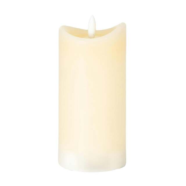 Rackhams Luxe Collection LED Candle (Batteries Included) - Cream - Cream - One Size - 100% Mixed - image 1