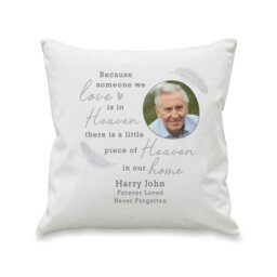 Rackhams Personalised Memorial Photo Upload Cushion - thumbnail 1