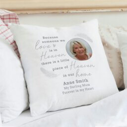 Rackhams Personalised Memorial Photo Upload Cushion - thumbnail 4