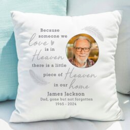 Rackhams Personalised Memorial Photo Upload Cushion - thumbnail 2