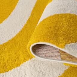 Rackhams Joli Wave Yellow & White Rug - 160X230 cm - thumbnail 4