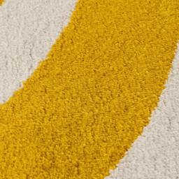 Rackhams Joli Wave Yellow & White Rug - 160X230 cm - thumbnail 3
