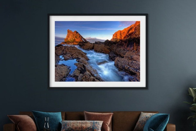 Rackhams Bow Fiddle Rock II - Framed Print 16 x 12 inch - image 1