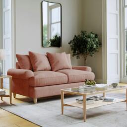 Rackhams Brentwood Medium Sofa - Coral - thumbnail 1