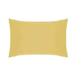 Rackhams Easycare Percale Housewife Pillowcase - Saffron - One Size - Saffron - 50% Cotton/50% Polyester - thumbnail 2