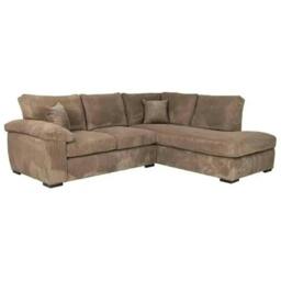 Rackhams Monroe Amalfi Jumbo Cord Right Hand Corner Sofa - Grey - thumbnail 4