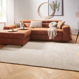 Rackhams Supersoft Unicolor Short-Pile Beige Rug - 160X230 cm - thumbnail 5