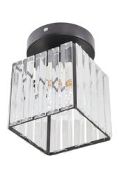 Rackhams Modern Crystal Ceiling Light - Black - One Size - thumbnail 5