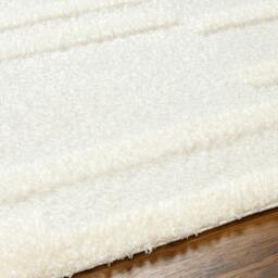 Rackhams Rodos-Modern Beige White Soft Plush Pile Rug - 200 x 275 cm - thumbnail 3