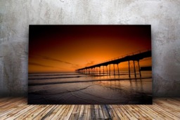 Rackhams Dawn Sky of Fire - Framed Print 30 x 20 inch