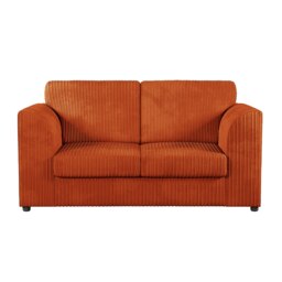 Rackhams Luxor Full Jumbo Cord 2 Seater – Full Back - Orange