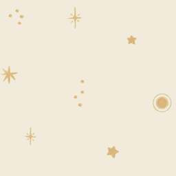 Rackhams Dudley Night Sky Stars Nursery Textured Wallpaper, Cream Gold - thumbnail 2