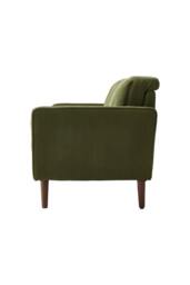 Rackhams Dark Green Corduroy Upholstered Two-seater Sofa Armchair - Green - One Size - thumbnail 5