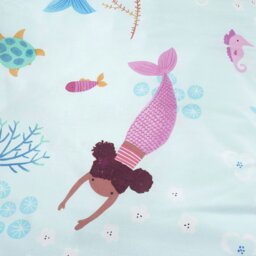 Rackhams Mermaid Reversible Duvet Cover Set - Double - thumbnail 4