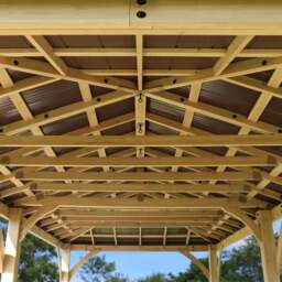 Rackhams Yardistry Wooden Gazebo 12ft x 24ft (3.7m x 7.4m) with Double Walls - thumbnail 6