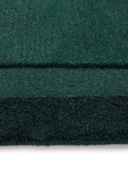 Rackhams Stacked Border Green Wool Rug - 120X170 cm - thumbnail 2