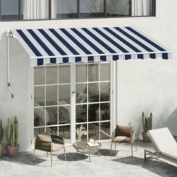 Rackhams 6ft/ 8ft/ 9ft/ 11ft/ 13ft Outdoor Retractable Patio Manual Shelter Awning Canopy for Window and Door - green - 9ft - thumbnail 3