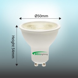 Rackhams GU10 LED Spotlight 4.4W Energy Saving Light Bulb 38 Degree - Pack of 5 - Cool White - thumbnail 4