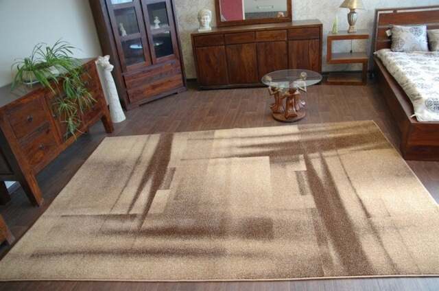 Rackhams Caramel Zuzu Rug - Brown - 160cm x 220cm - image 1