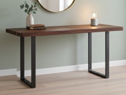 Rackhams Luxury Walnut Console Table - 70x40cm - thumbnail 2