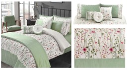 Rackhams Arabella Green Duvet Cover Set - King - thumbnail 4