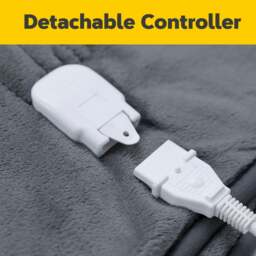 Rackhams Heated Electric Blanket with Digital Controller & 6 Heat Settings - Double 150x200cm - Double  - Beige - thumbnail 5