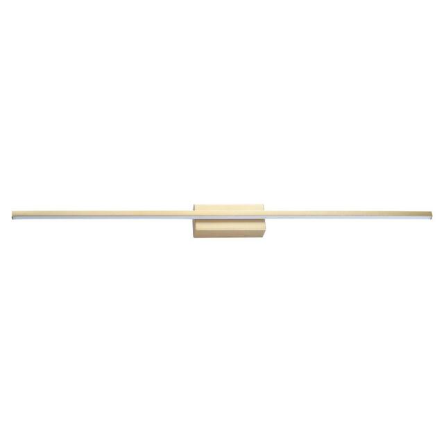 Rackhams Modern Designer Brushed Gold Metal LED Picture Wall Light Fitting - image 1