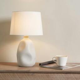 Rackhams Sanders Cream Table Lamp - thumbnail 1