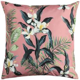 Rackhams Honolulu Outdoor Cushion Cover - Pink - One Size - Pink - 100% Polyester