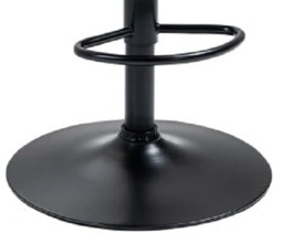 Rackhams Set of 2 Green Velvet Bar Stools Adjustable Swivel Breakfast Chairs with Footrest & Metal Base - thumbnail 5