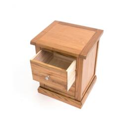 Rackhams Salerno 2 Drawer Bedside Table - Natural - thumbnail 4