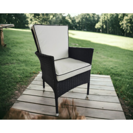 Back Cushion for Cambridge stackable Chair in White - Cambridge - Rattan Direct