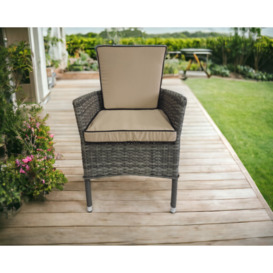 Back Cushion for Cambridge stackable Chair in Coffee Cream - Cambridge - Rattan Direct