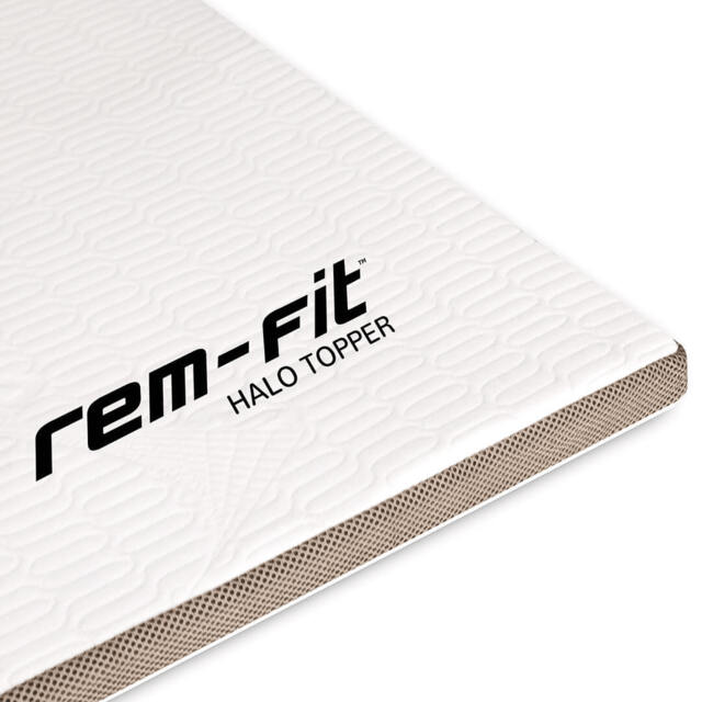 REM-Fit Halo Memory Foam Topper, EU Double 04x140x200 cm